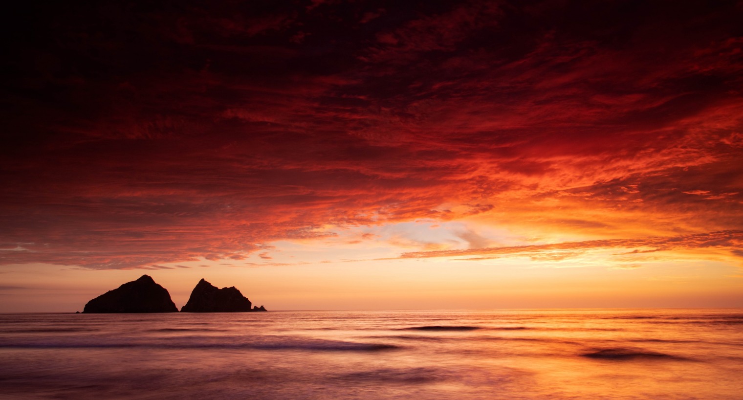 gallery/Holywell Bay Sunset